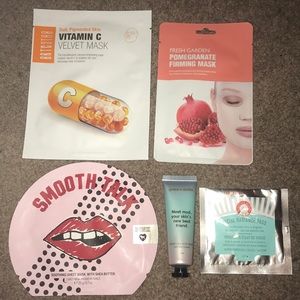 face mask and facial radiance pads